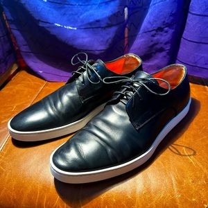 SANTONI DOYLE Plain Toe Lace-up Sneaker size 8